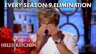 Every Series 9 Elimination On Hell's Kitchen