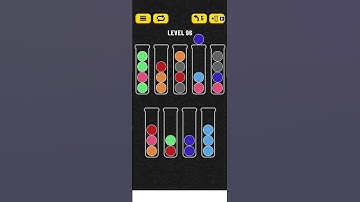 Ball Sort Puzzle Level 96. Walkthrough Funny Game!