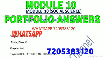 Module 10 Portfolio English Activity Answers Pedagogy of Social Science Nishtha
