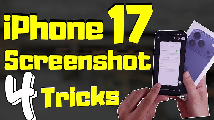 iPhone 17: How to screenshot iOS 26 [4 Ways]🔥🔥