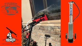 WATER FED POLE TECHNIQUE  WINDOW CLEANING  TUCKER  XERO PURE