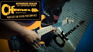 cek sound and test caharvel guitar