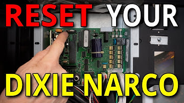 Dixie Narco Soda Vending Machines Battery Replacement & Factory Reset