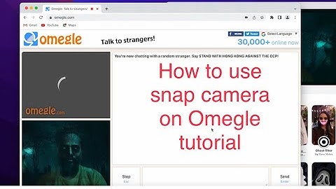 How to use snap camera while using Omegle #omegle #omegleindia #snapcamera