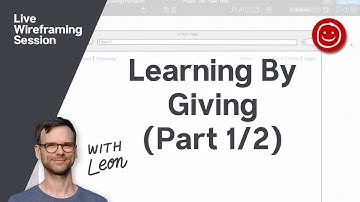 Learning by Giving (Part 1/2) - Live Wireframing with Balsamiq