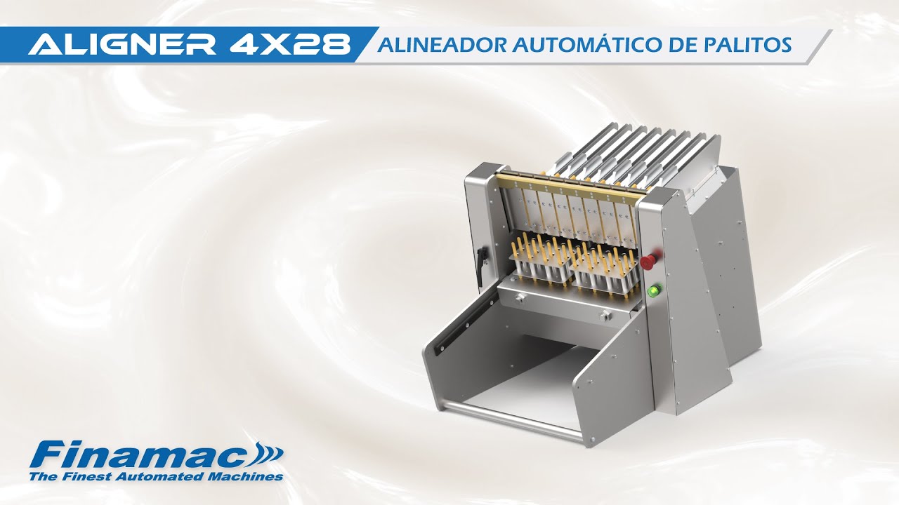 Aligner 4x28 - Alineador automático de palitos - YouTube