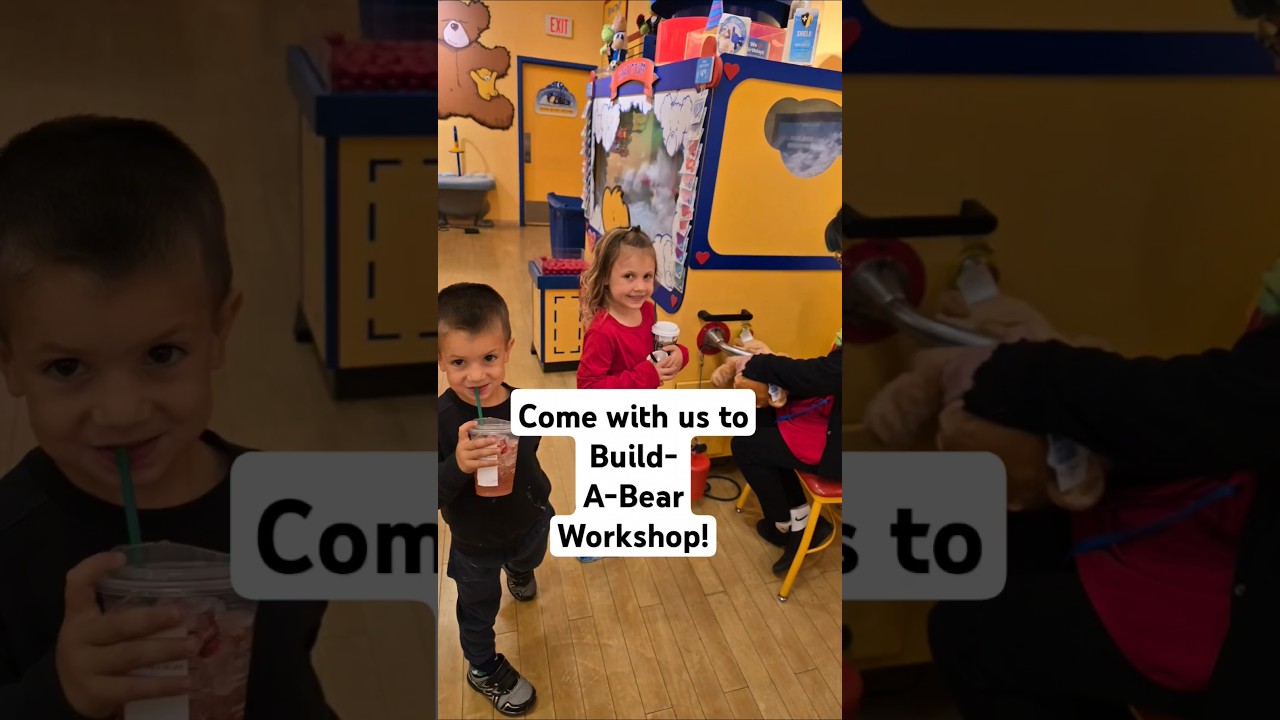 A trip to Build-A-Bear is always an adventure! 