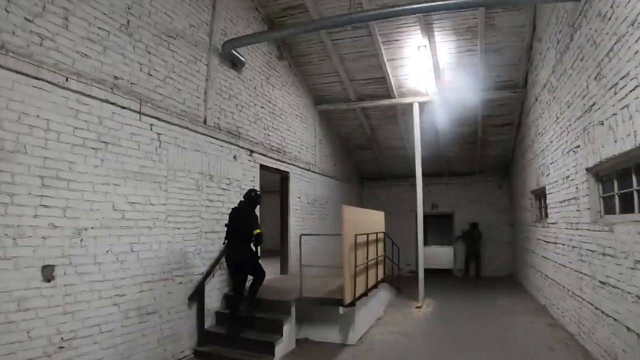 Airsoft gameplay, Finland, Brick Factory, 11-12-2025