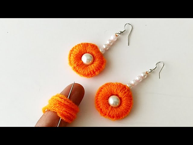 Handmade Round Tri Color Ghungroo Tiranga Hanging Dangle Earrings For Women  And Girls