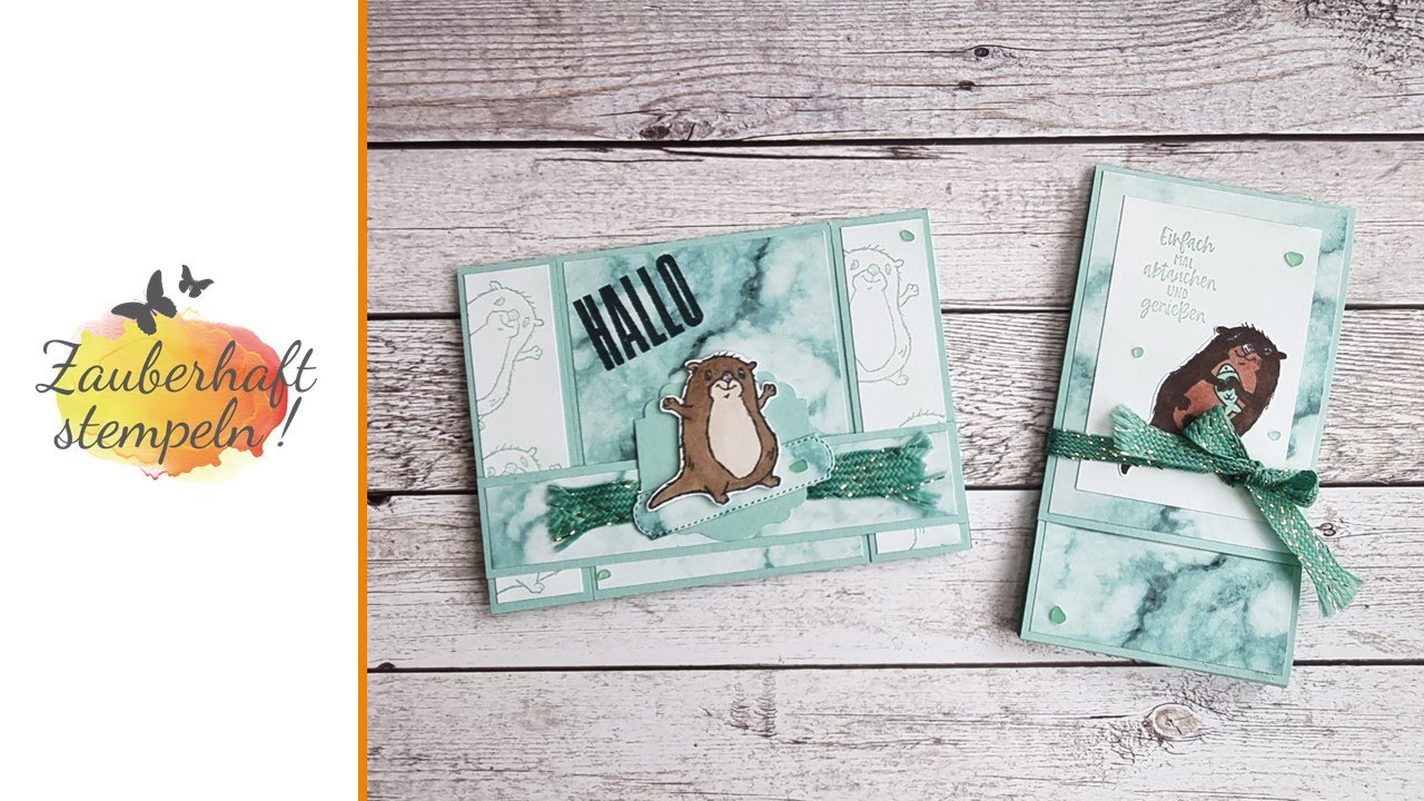 GRÜSSE AUS DER OTTER-WELT | Verpackung für Fußbad | besondere Karte | Sale-a-bration! | Stampin' Up!