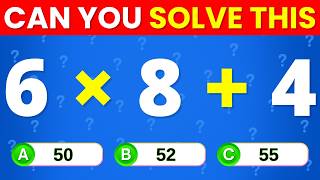 🔥🧮 THE ULTIMATE MATH CHALLENGE! 😱⚡ Can You Solve Them All 🏆