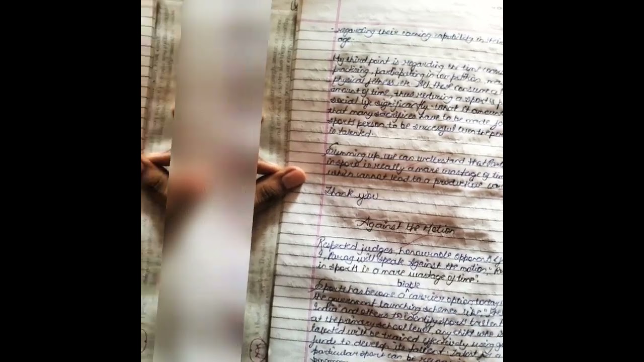 Class notes || English Grammar ||  DEBATE WRITING || 