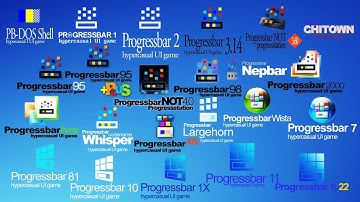 All Progressbar95 Themes Played at Once