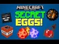 Secret Spawn Eggs! Fireballs, Knots, Skulls, Lightnings & more! MCPE 0.16.0 Commands! »NEW!«