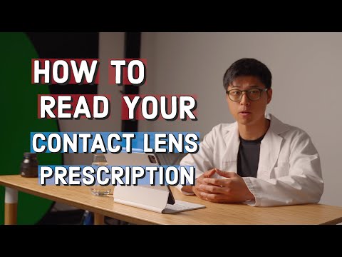 Optometrist Explains: How to read your contact lens prescription