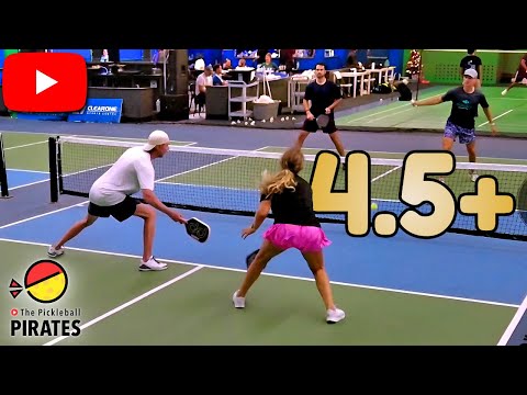 This is What Pickleball 4.5 Mixed vs Men's Doubles Looks Like