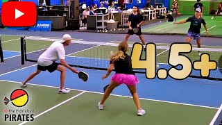 This is What Pickleball 4.5 Mixed vs Men's Doubles Looks Like