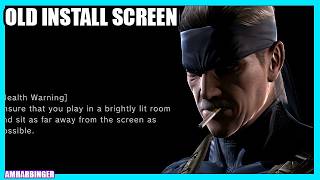 How To Access The Old Install Screen In MGS4 Guns of the Patriots Remaster Master Collection 2