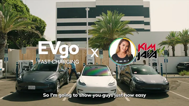 Kim Java Fast Charges Her Tesla at EVgo with the CCS Combo 1 Adapter