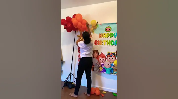 Cocomelon birthday Balloon Arch … the take down #shorts