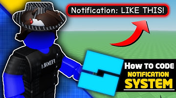 How To Make A Notification System In Roblox Studio! (2023)