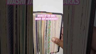 Washi Bookmarks on Books of the Bible see full video on my channel. Link in comments.