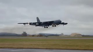 Boeing B-52 very close to bird strike by Ed Woolf 1,039 views 5 months ago 40 seconds