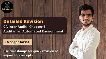 Audit in an Automated Environment | CA Inter Detailed Revision | use timestamps for quick revision