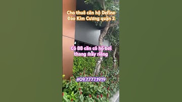 Cho thuê căn hộ Deffine Đảo Kim Cương quận 2 có 88 căn có hồ bơi riêng thang máy riêng #tungvilla