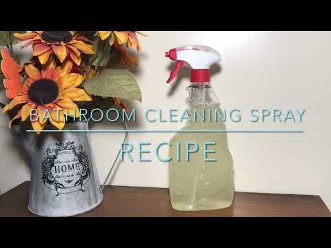 Jeftino Sredstvo za Čišćenje Cijele Kupaonice, Recept | Entire Bathroom Cleaning Spray Recipe