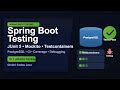Spring Boot Testing Guide: JUnit 5, Mockito, Testcontainers, CI #SpringBoot #JUnit5 #testcontainers