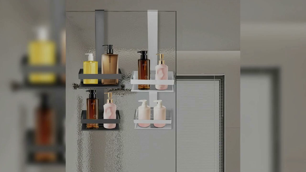 A must-have product!�Stainless Steel Hanging Shower Shelf - Anti-Rust Shower Shelf Without Drillin