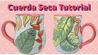 Cuerda Seca Painting technique tutorial and announcement!