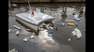 'Robot shark' that swallows plastic waste before the tide takes it out to sea