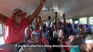 Watch the Women of the Hotes Foundation Soccer League Cheer On the Caribbean Cup Finalists