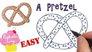 How To Draw A Pretzel (Super Easy!) screenshot 5