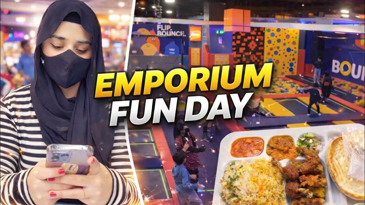  Emporium Mall Fun Day | Kids Bounce & Food Trial