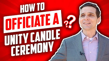How to officiate a unity candle ceremony