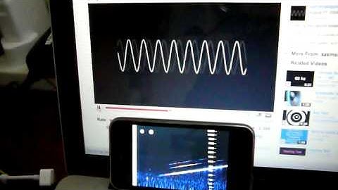 iPhone Spectrogram demo