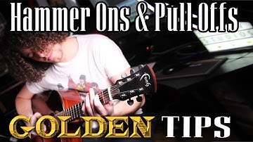 GOLDEN TIPS : EP01 Hammer Ons & Pull Offs Exercise