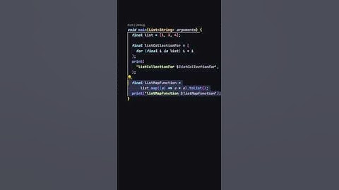 .map() and collection for #dart