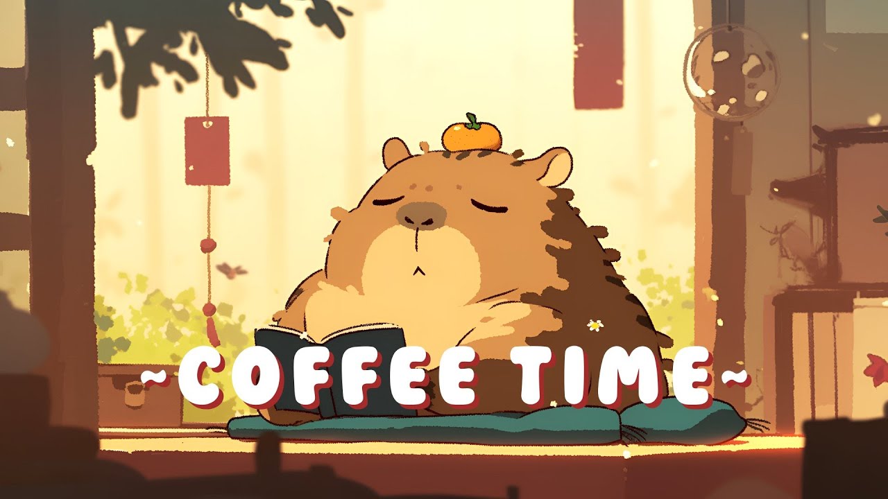[Long Session] Capybara Chill Station - Lofi Hip Hop for Studying ~ Relaxing Vibes ~ 🦫 🌙 📖 | Back...
