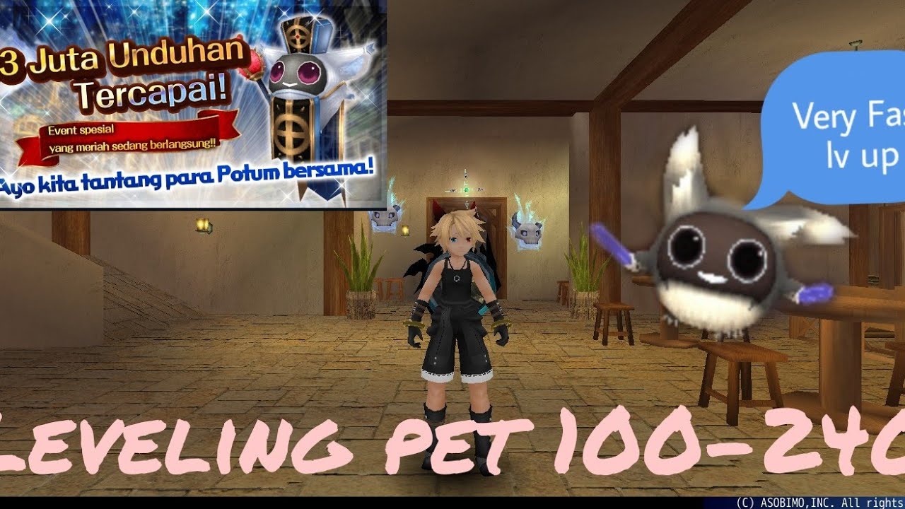 Leveling pet 100240 (Event) Toram Online YouTube