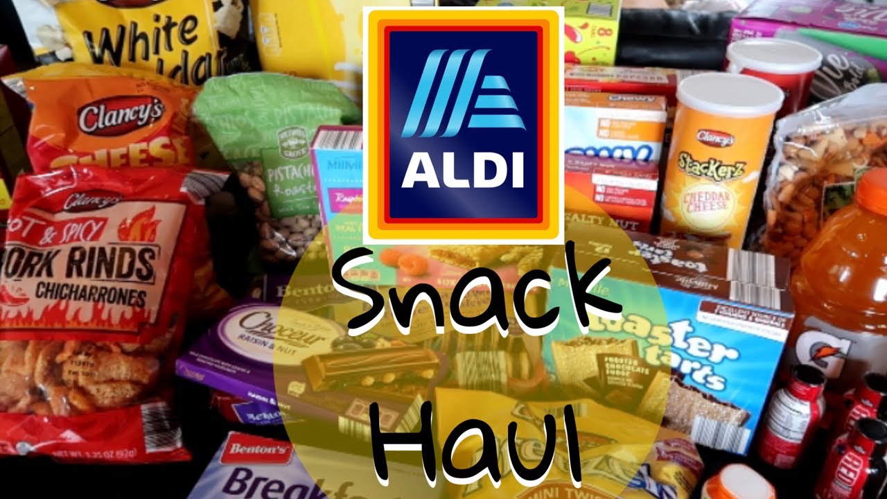 ALDI (Snack) Grocery Haul and Weekly Meal Plan YouTube
