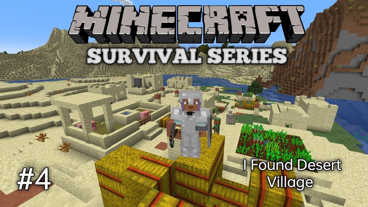 I Found A Secret Village || Minecraft Survival Series Episode 4 # ...