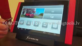 LAUNCH X-431 EURO TAB - Demonstration video