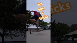 Trying to film a line that’s only 2 tricks and struggling. #toooldtobail #skateboarding #skate