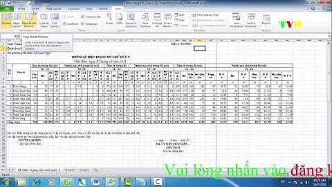 Hướng dẫn in bảng biểu không bị mất cột, in không bị mất cột, chỉnh sửa excel