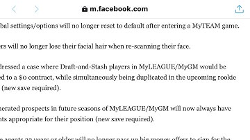 NBA 2K18 PATCH 3 NOTES