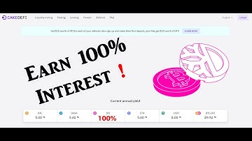 How to Stake with DeFiChain at 100% APY through CakeDefi